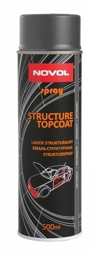 Novol Struktūriniai dažai anthracit STRUCTURE TOPCOAT aerozoliniai 500ml