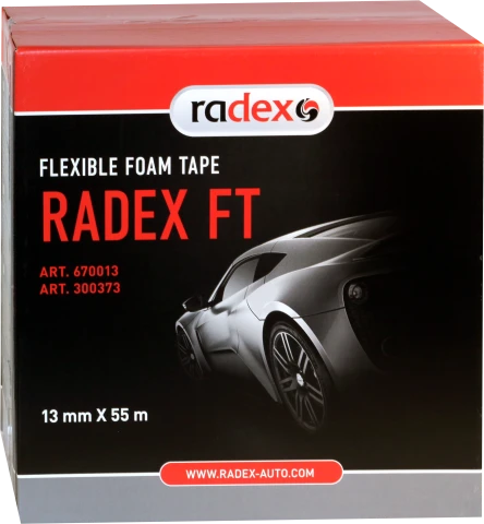 RADEX Švelnaus perėjimo juosta 13mmx55m