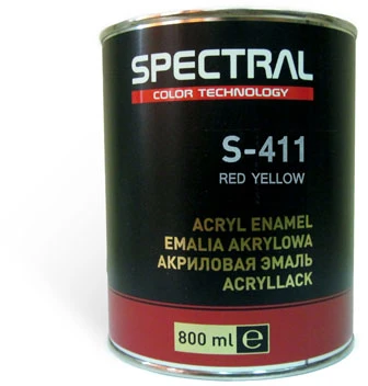 SPECTRAL Dažai S-411 Raudona Geltona 0.8L
