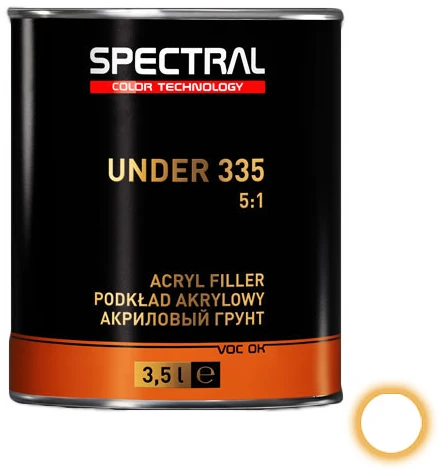 SPECTRAL Akrilinis gruntas UNDER 335 5:1 P1 baltas 3.5 l