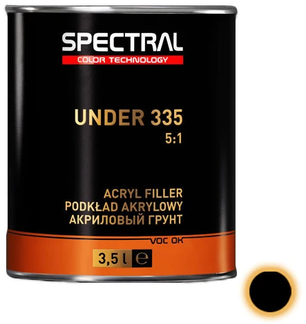 SPECTRAL Akrilinis gruntas UNDER 335 5:1 P5 juodas 3.5 l