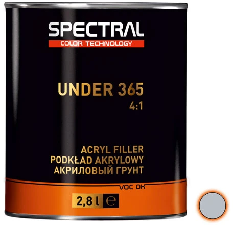 SPECTRAL Akrilinis gruntas UNDER 365 4:1 P3 pilkas 2.8L