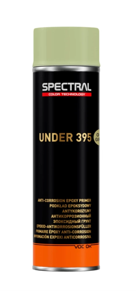 SPECTRAL Epoksidinis gruntas UNDER395, aerozolis 0.5L olive žalias