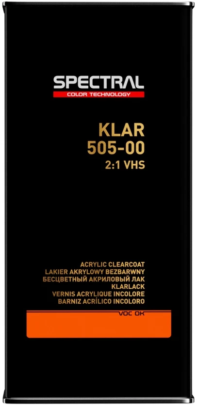 SPECTRAL Akrilinis super blizgus lakas KLAR 505-00 VHS 2:1 5 l