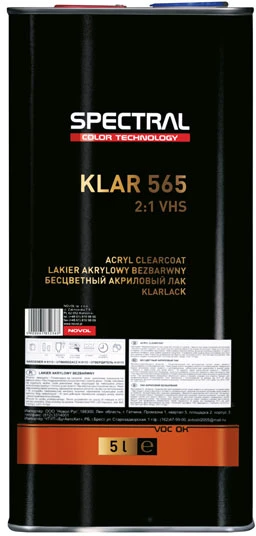 SPECTRAL Akrilinis lakas KLAR 565 VHS 2:1 5 l