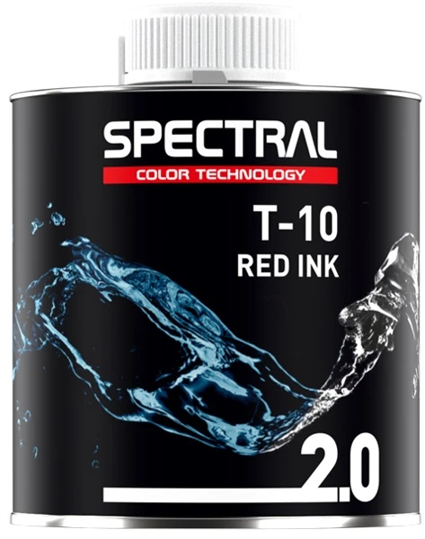 SPECTRAL T-10 Raudonas INK, 0,2l