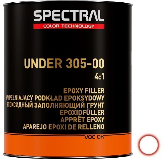 SPECTRAL Epoksidinis užpildantis gruntas UNDER 305-00 P1 4+1 2,8L baltas