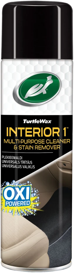 TURTLE WAX Multi-purpose Cleaner&Stain remover Interior 1, vidaus valiklis - putos, 400 ml
