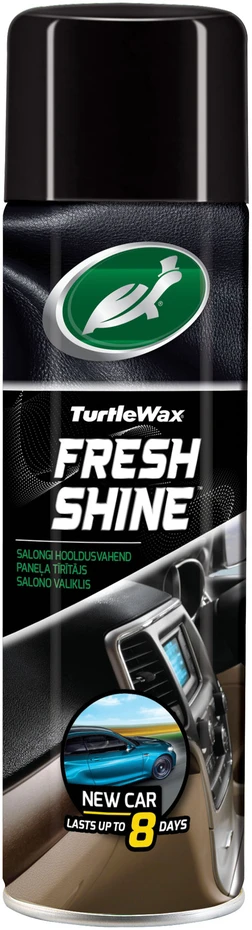 TURTLE WAX Fresh Shine New Car, salono plastiko blizgiklis, 500 ml