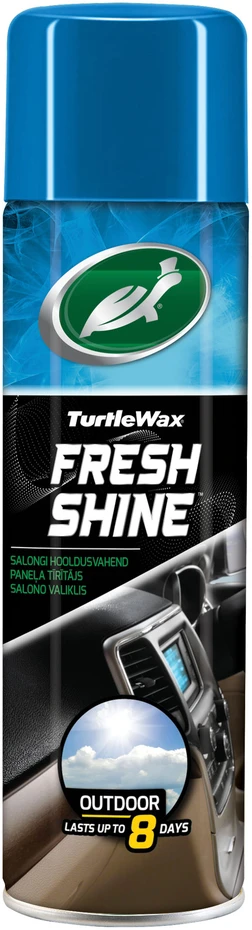 TURTLE WAX Fresh Shine Outdoor, salono plastiko blizgiklis, 500 ml