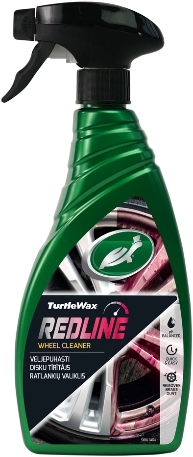 TURTLE WAX Wheel Cleaner Redline, ratlankių valiklis, 500 ml