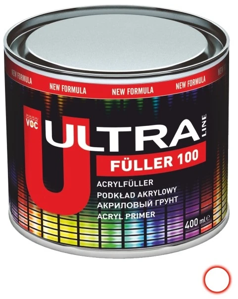 ULTRA Gruntas FÜLLER 100 baltas 0.4L