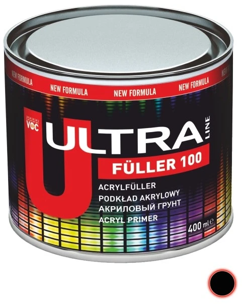 ULTRA Gruntas FÜLLER 100 juodas 0.4L