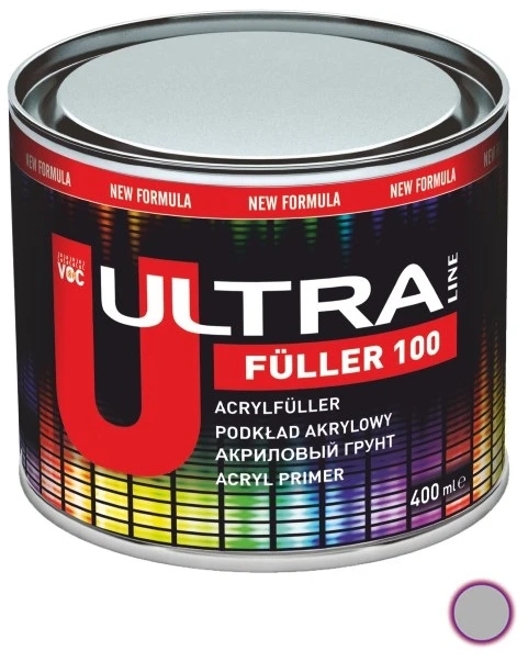 ULTRA Gruntas FÜLLER 100 pilkas 0.4L