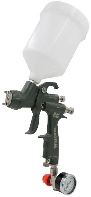 Dažymo pistoletas HALO 1.4mm su manometru WALCOM SLIM KOMBAT
