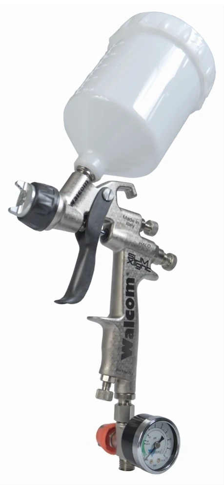 Walcom Paint gun SLIM XLIGHT HALO 1.4mm with manometer