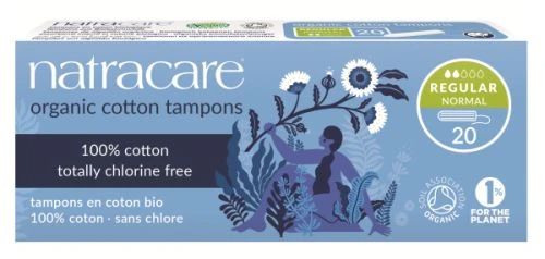 Tamponai Regular NATRACARE, 20vnt.