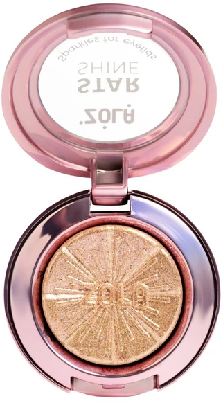 Akių vokų blizgučiai „Star Shine Sparkle“ - Gold rusvai gelsvas