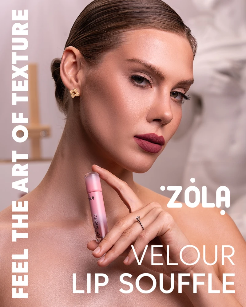 Lūpų matiniai dažai „Velour Lip Souffle“ - 01 Rose Dream