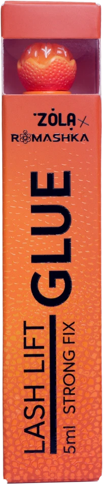 Orange Blakstienų laminavimo klijai „Oranžinis Lash Lift Glue Strong Fix“, 5 ml.
