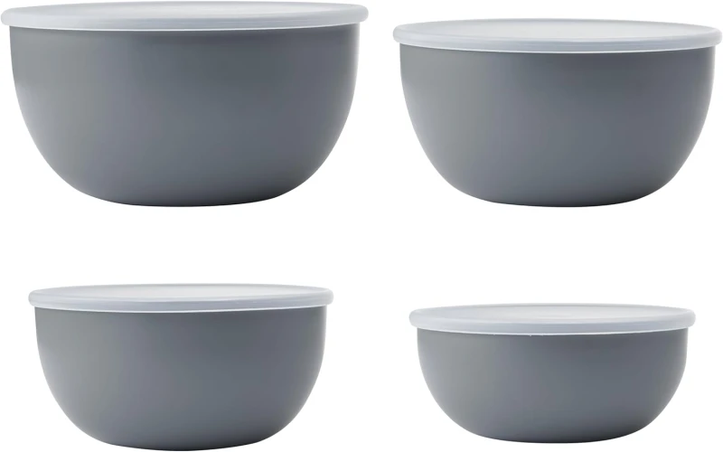 KitchenAid 4 dubenys maisto ruošai su dangteliais
