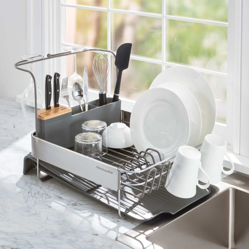 KitchenAid išplečiama indų džiovinimo lentyna
