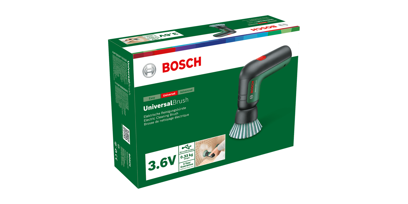 Akumuliatorinis valymo šepetys Bosch Universalbrush
