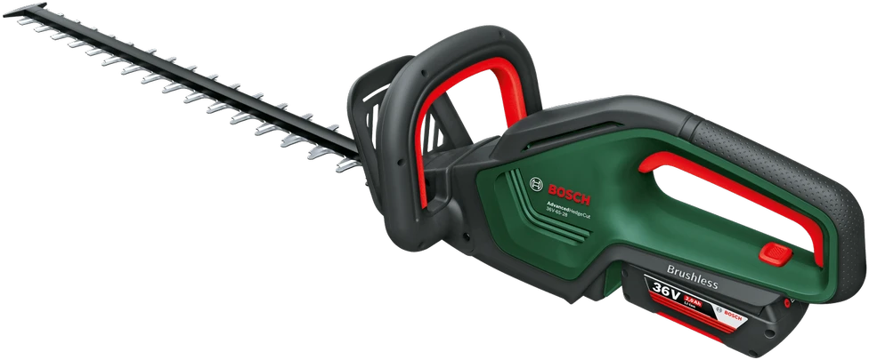 Bosch Akumuliatorinės gyvatvorių žirklės AdvancedHedgeCut 36V-65-28, 1 x 2,0 Ah akumuliatorius aprašymas - Prekės nuotrauka