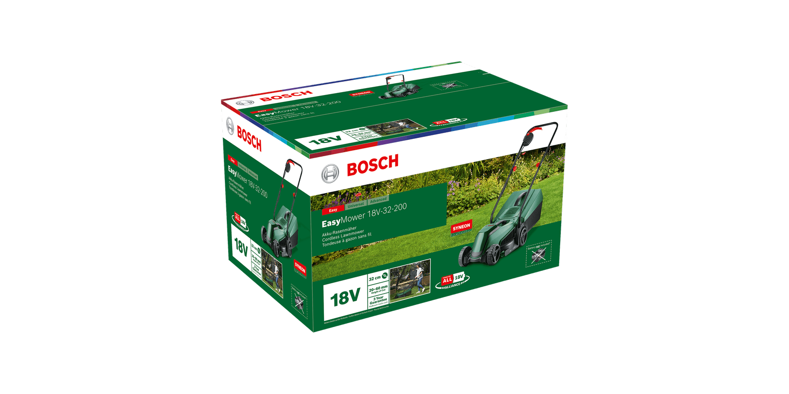 Bosch vejapjovė EasyMower 18V-32-200 be akumuliatoriaus ir kroviklio