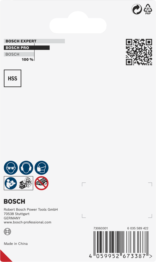 Bosch Obliaus peilis,HSS 2 vnt., GHO 6500
