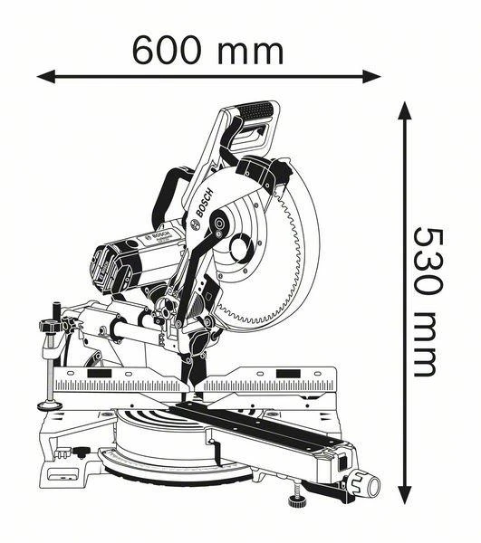 Bosch Stacionarus diskinis pjūklas GCM 12 SDE