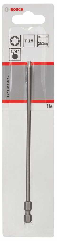 Bosch Torx antgalis T15, l=152m 1 vnt, Extra Hart