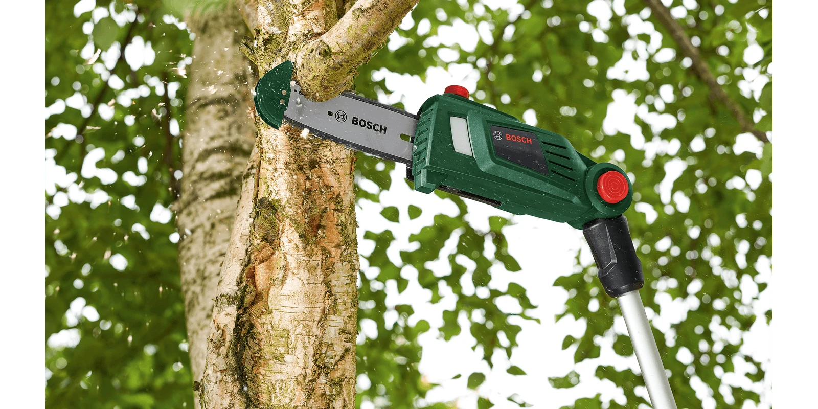 Akumuliatorinė aukštapjovė Bosch UniversalChainPole 18 be akumuliatoriaus ir kroviklio