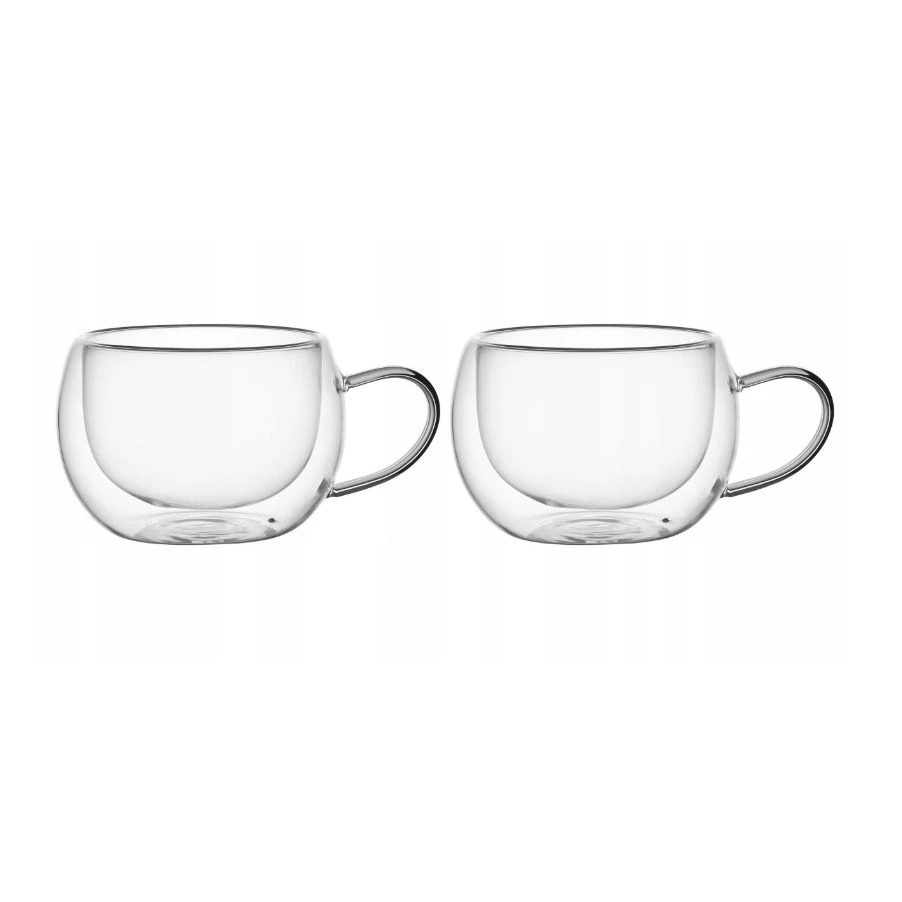 2 dvigubo stiklo puodelių rinkinys 300 ml, 9002, KAMILLE