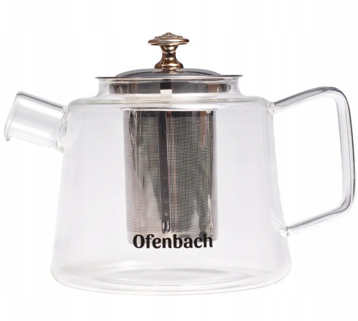 Ofenbach Riposo Stiklinis arbatinukas su filtru 1.1 L, R-100617L