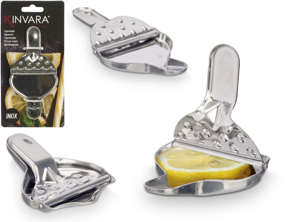 Citrinų spaustuvas, metalinis, 1,5 × 11,5 × 6,6 cm, 10077, KINVARA