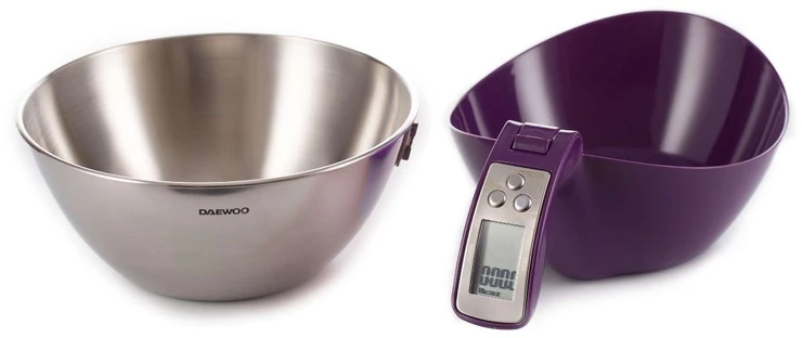 Daewoo DKS 45P virtuvinės svarstyklės, 5kg, matavimo tikslumas 1 g, automatinis nulio nustatymas, L