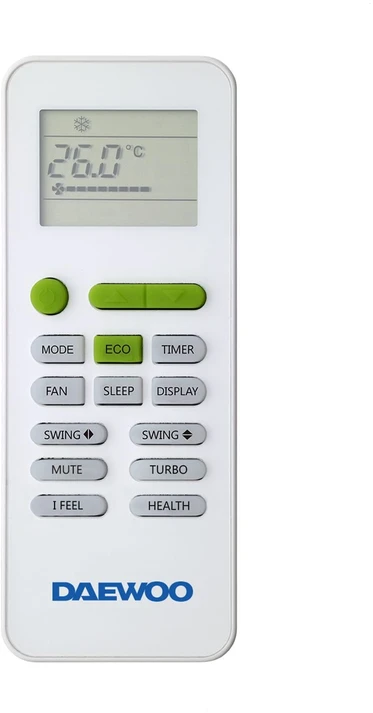 Daewoo“ oro kondicionierius DAC 12CHSDW NK, 12000 Btu, inverteris, „Wi-Fi“ funkcija