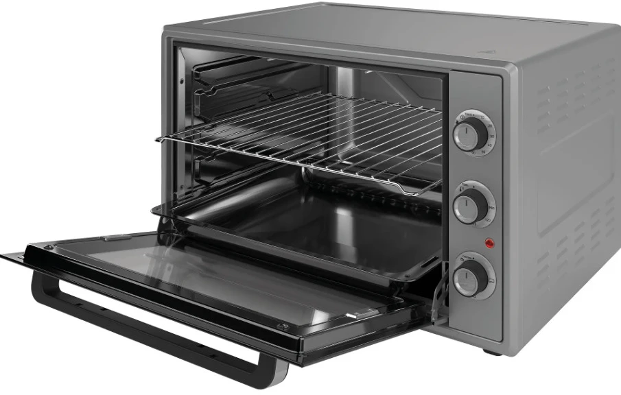 Mikrobangų krosnelė Elektrinė orkaitė, 65L, 2000W, pilka, 70551, ELITE