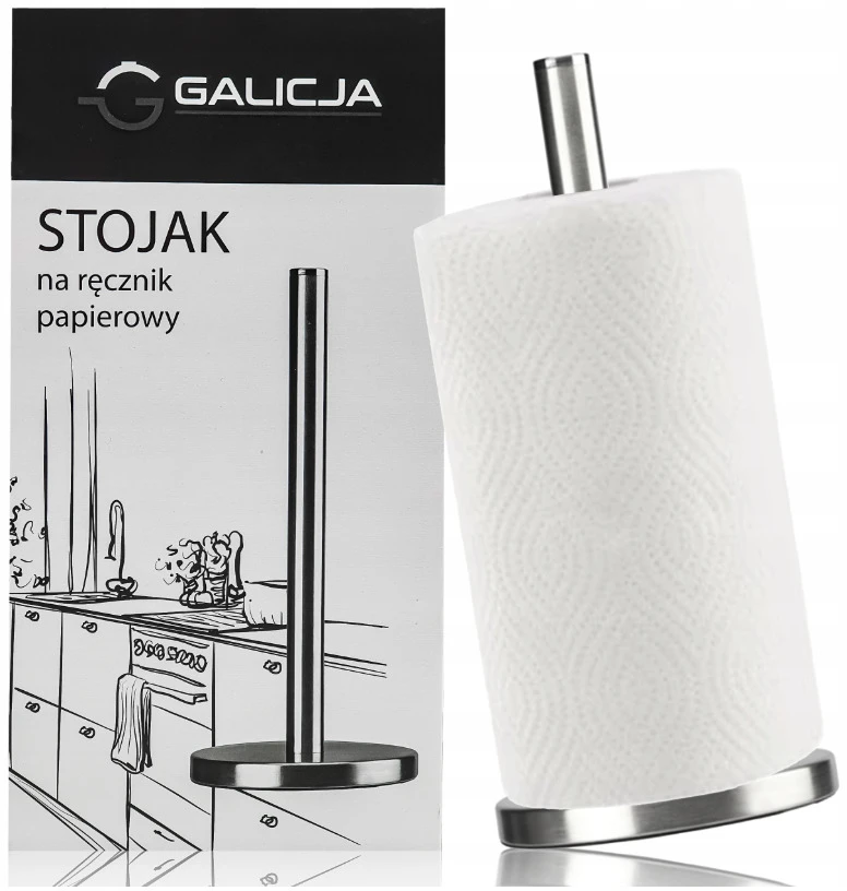 Galicja Popierinių rankšluosčių laikiklis, nerūdijantis plienas, Luxury, 15,5 × 4,5 × 30 cm, 9658