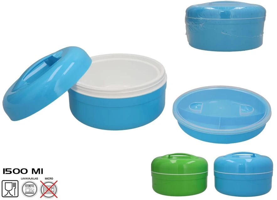 Gerimport Terminė pietų dėžutė 1500 ml, 15 x 22,5 x 22,5 cm