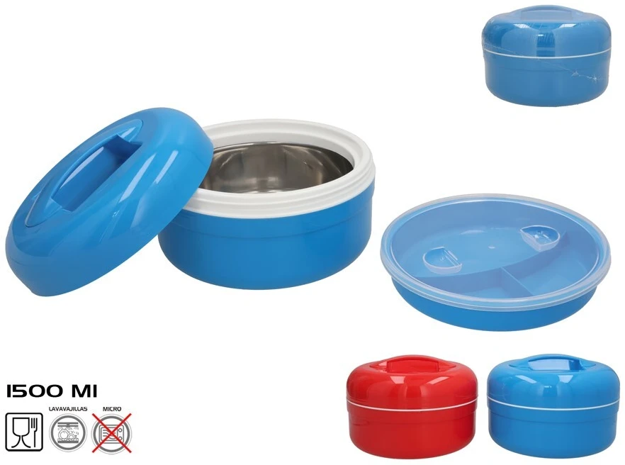 Gerimport Terminė pietų dėžutė 1500 ml, 15 x 22,5 x 22,5 cm