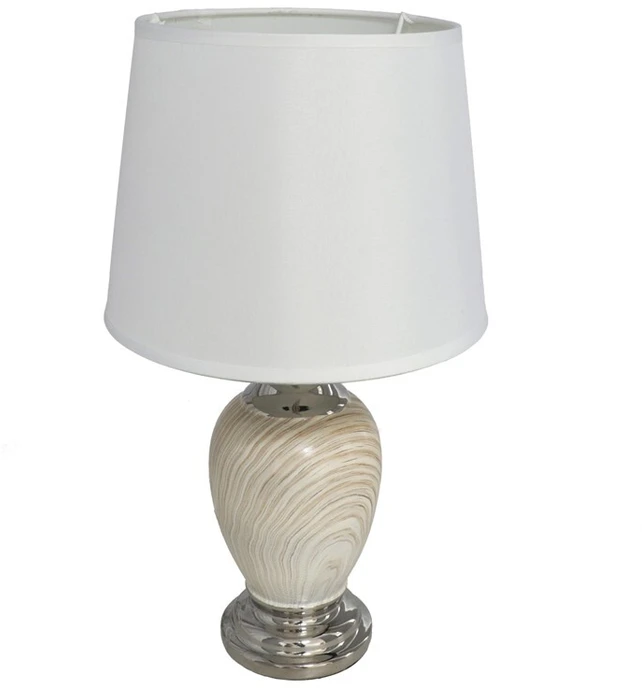 Keraminė lempa Saleve, 18.00 × 18.00 × 30.00 cm, DECORLIFE