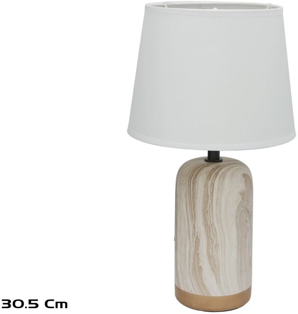Keraminė stalinė lempa Fenix, 18.00 × 18.00 × 30.50 cm, DECORLIFE