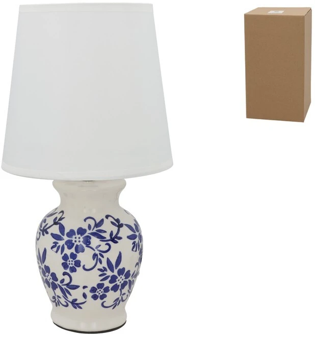 Keraminė stalinė lempa Marie, 17.00 × 17.00 × 32.50 cm, DECORLIFE