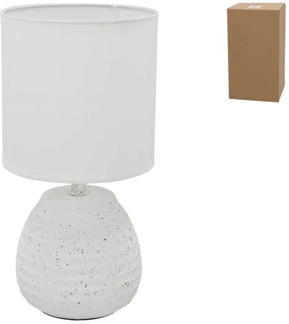 Keraminė stalinė lempa Sonia, 13.00 × 13.00 × 26.00 cm, DECORLIFE