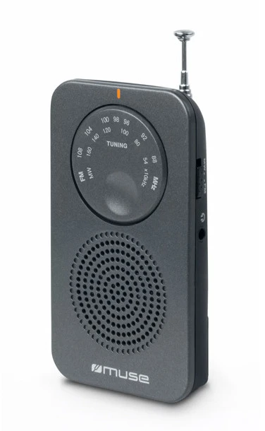Muse | Pocket radio | M-01 RS | Juodas