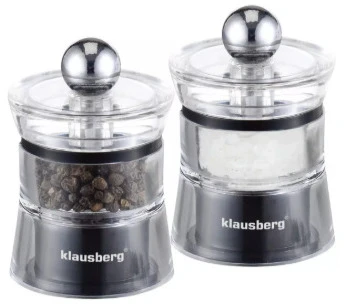Rinkinys Klausberg pipirų ir druskos malūnėlių rinkinys