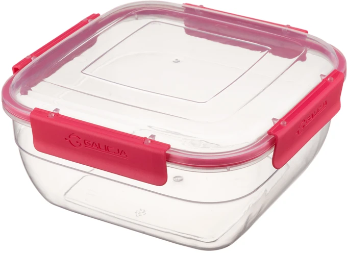 Kvadratinis indas, 1,45 L, 17,4 x 17,4 x 8,1 cm, 39639, GALICJA