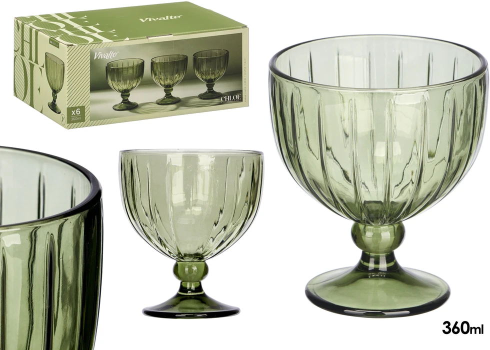 Ledų indelio kaina už 1 vnt. (pakuotė 6 vnt.) 350 ml, 12 × 10,5 art. 12413, Kinvara